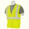 Erb Safety Safety Vest, Break Away, Mesh, Class 2, S320, Hi-Viz Lime, 2XL 61103